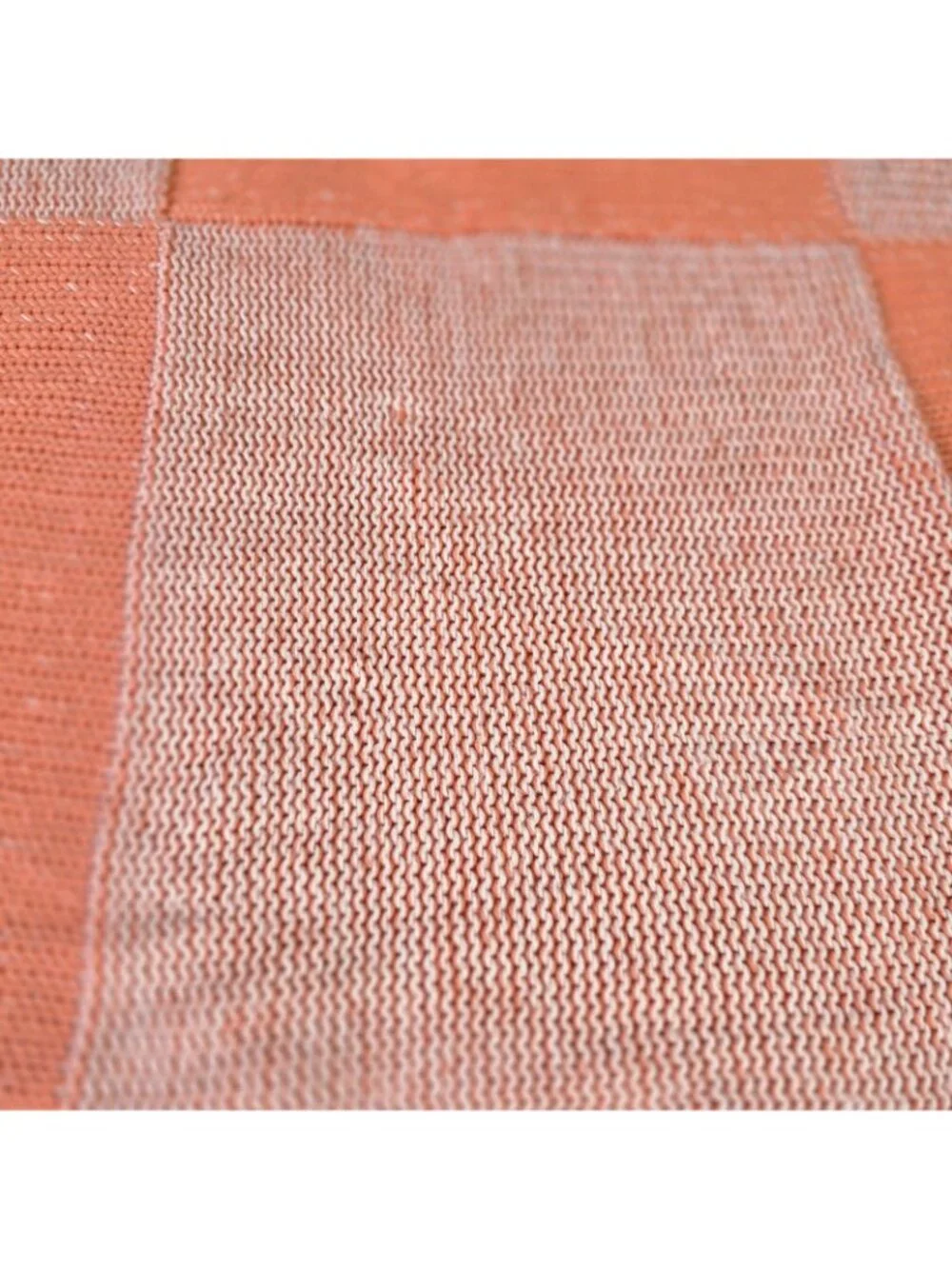 Alashan Cotton Cashmere Cascade Throw Sherbet And White